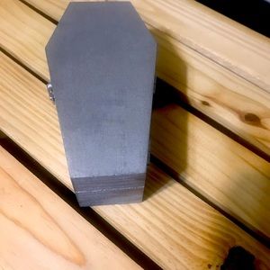 New hand painted mini coffin